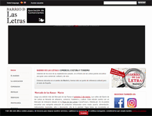 Tablet Screenshot of barrioletras.com